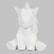 Ceramic Bisque Unicorn Facet-ini - Case of 6